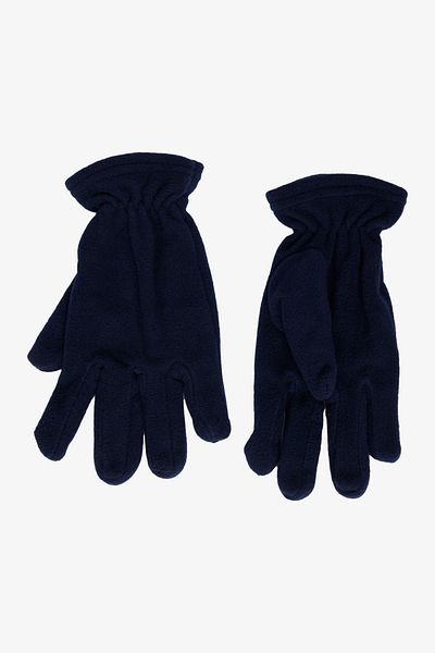 ALTINYILDIZ CLASSICS Men's Navy Blue Fleece Beanie Neck Collar Gloves Set