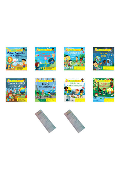 TÜRKİYE İŞ BANKASI KÜLTÜR YAYINLARI 8-12 Yaş Kendini Keşfet/Gezegen ve Ekoloji- Deney ve Etkinlik Serisi 8 Kitap +Okuma Takip Ayracı
