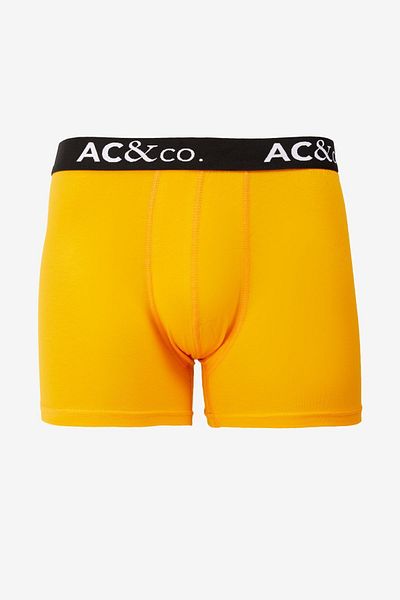 AC&Co / Altınyıldız Classics Pánská černo-khaki 3dílná vzorovaná bavlněná flexibilní boxerka