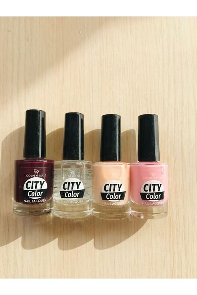 city color Golden Rose 4 Lü Oje Seti
