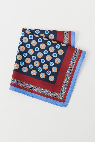 ALTINYILDIZ CLASSICS Batista pentru bărbați cu model burgundy-albastru închis