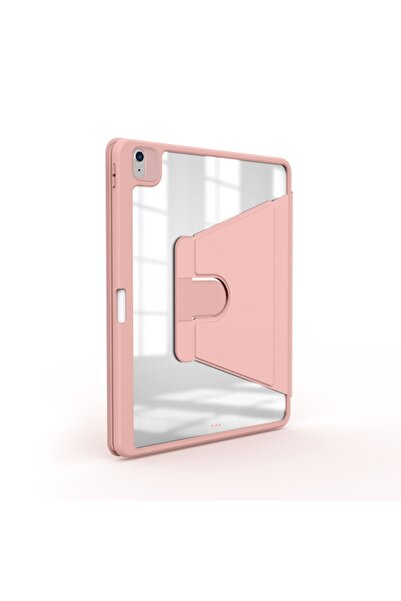 ZMOBILE İpad Air 11" M2 2024 6. Nesil Uyumlu Kılıf Simplism 360 Dönen Yatay Dikey Standlı Kalemlikli