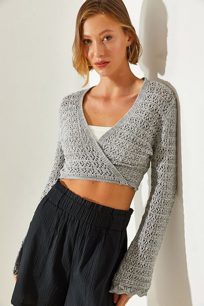 Bianco Lucci Prolamovaná dámská halenka Bolero