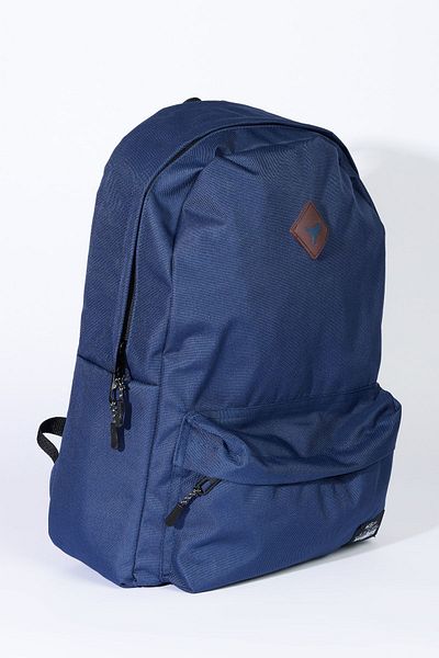 AC&Co / Altınyıldız Classics Marineblauer Logo-Sport-Schulrucksack mit Laptopfach