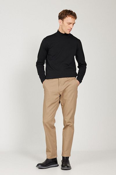 ALTINYILDIZ CLASSICS Ανδρικό Mink Comfort Fit Relaxed Cut Side Pocket Strechy παντελόνι Dobby