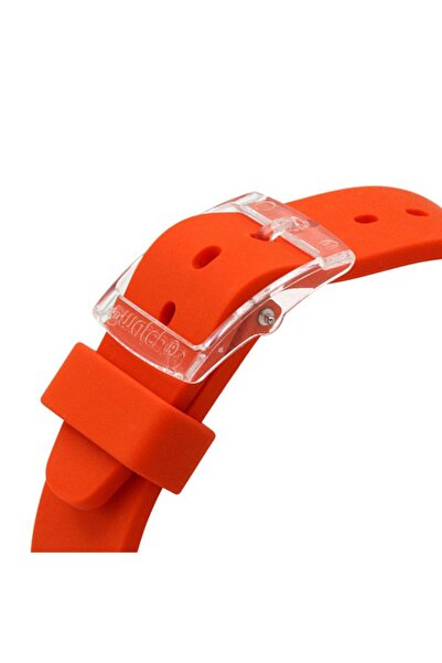 Swatch Orange Red Women's Away Wristwatch - Ge722