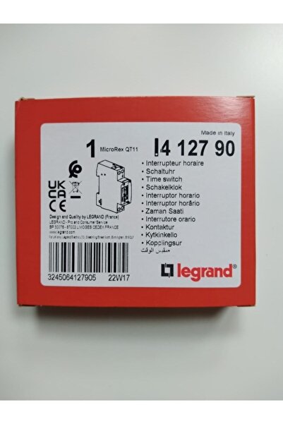 Legrand 412790 Mekanik Şalt Zaman Saati 16a-230v