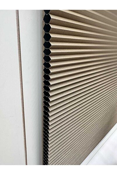 YAZAR HOME Honeycomb (BAL PETEĞİ) Vizon Kahve %100 Karartma Ve Isı Yalıtımlı Plise Perde