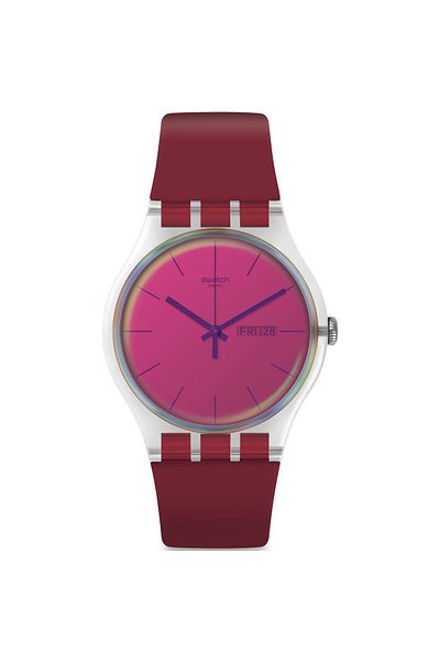 Swatch Claret Red Unisex Wristwatch - Suok717