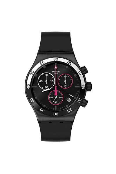 Swatch YVB413 Swatch Magenta at Night Men's Wristwatch