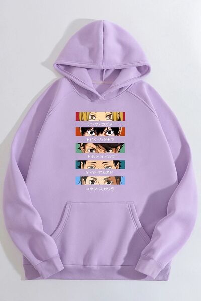 trendypassion Hanorac unisex cu imprimeu Haikyuu Cosplay