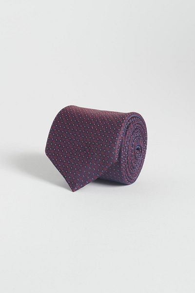 ALTINYILDIZ CLASSICS Cravată pentru bărbați cu model burgundy