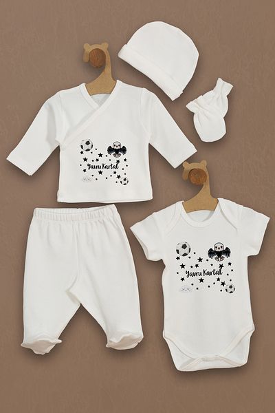 Homamia 5-Piece 100% Organic Hospital Exit Baby Eagle Set