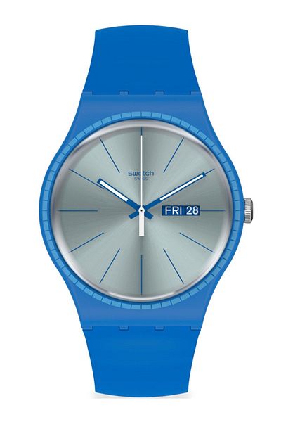 Swatch Blue Rails Men's Wristwatch Suon714