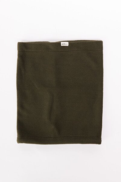 ALTINYILDIZ CLASSICS Men's Khaki Anti-pilling Warm Water Repellent Fleece Beanie Neck Collar Gloves Set