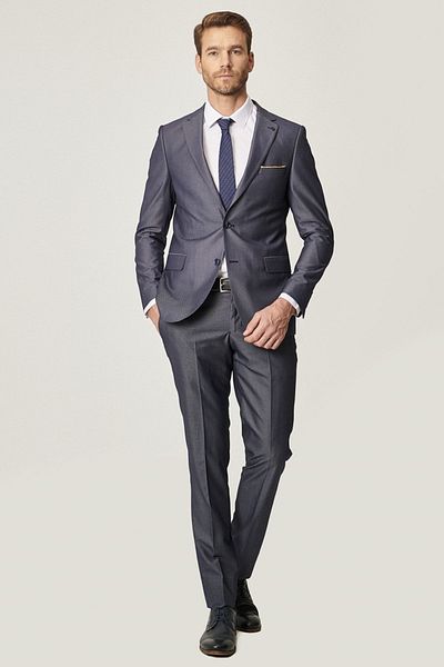 ALTINYILDIZ CLASSICS Men's Navy Blue Extra Slim Fit Slim Fit Waterproof Nano Suit