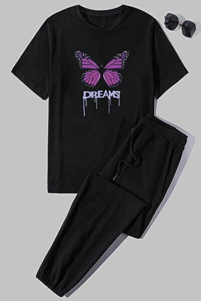 trendypassion Unisex Dream Butterfly - Σετ φόρμας 2 τεμαχίων άνετης σχεδίασης