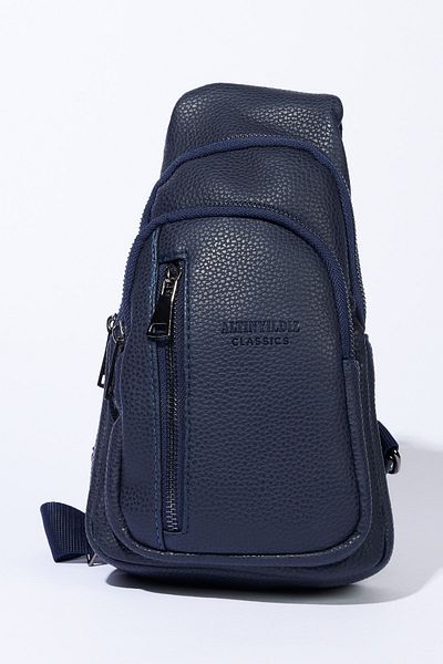 ALTINYILDIZ CLASSICS Men's Navy Blue Crossbody Bag
