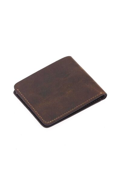 Westpolo Genuine Tumbled Leather Handmade Unisex Wallet