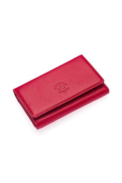 Westpolo West Polo Genuine Leather Women's Wallet Card Holder with Lots of Cards