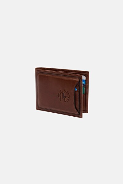 Westpolo West Polo Hakiki Eskitme Deri Erkek Cüzdan Kartlık, Spor Model