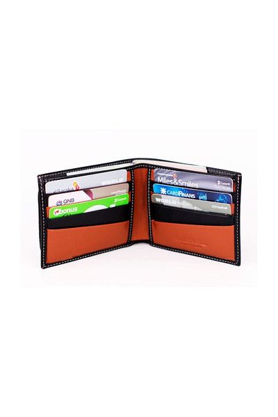 Westpolo Genuine Leather Men's Wallet with Hidden Card Holder Compartment