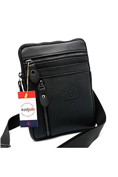 Westpolo Erkek Siyah Omuz Çantası Try6020