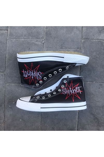Köstebek Long Slipknot Canvas Shoes