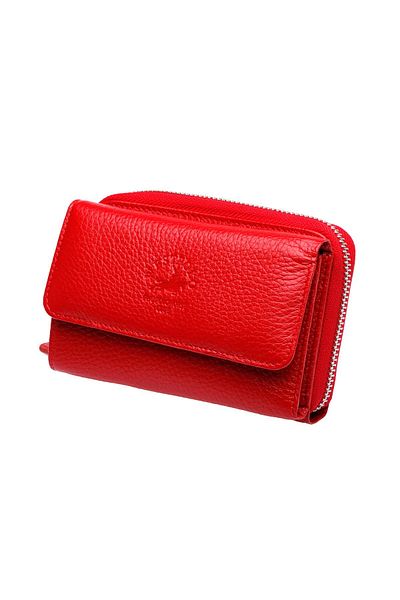 Westpolo West Polo Genuine Leather Women's Wallet Card Holder with Plenty of Card Holders