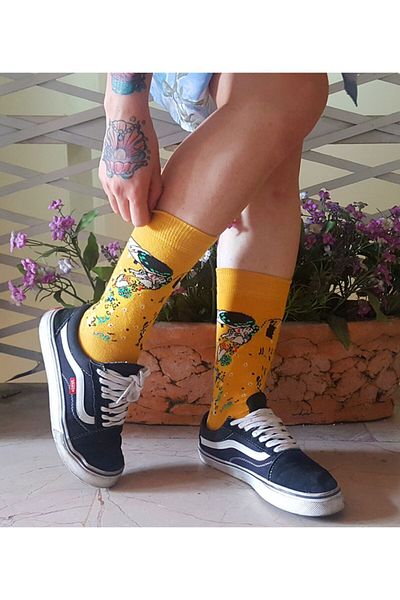 Köstebek Art - Gustav Klimt - The Kiss Unisex Socks