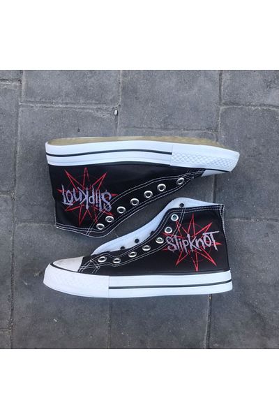 Köstebek Long Slipknot Canvas Shoes