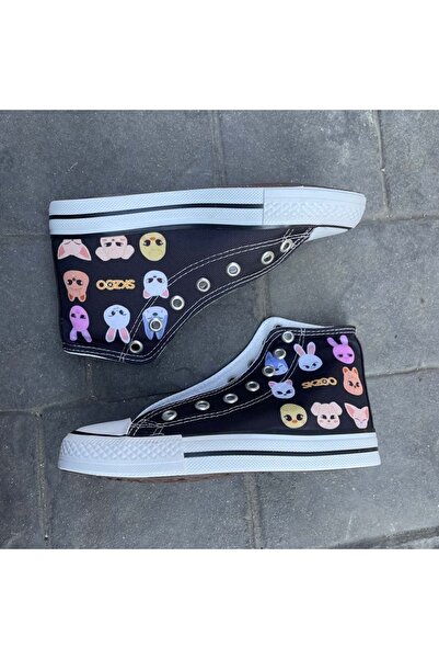Köstebek Stray Kids - Skzoo Uzun Kanvas Ayakkabı