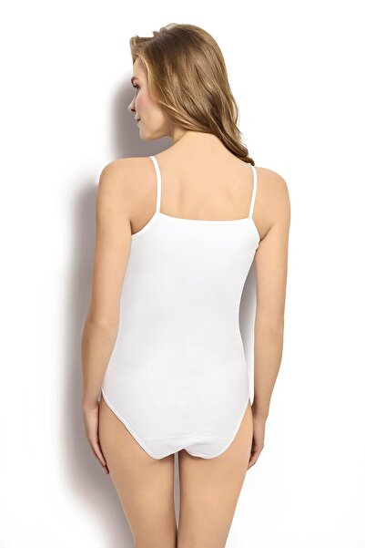 Jiber White Women's Rope Strap Zıbın 502