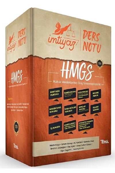 Temsil Kitap HMGS İMTİYAZ Ders Notu Seti 2026