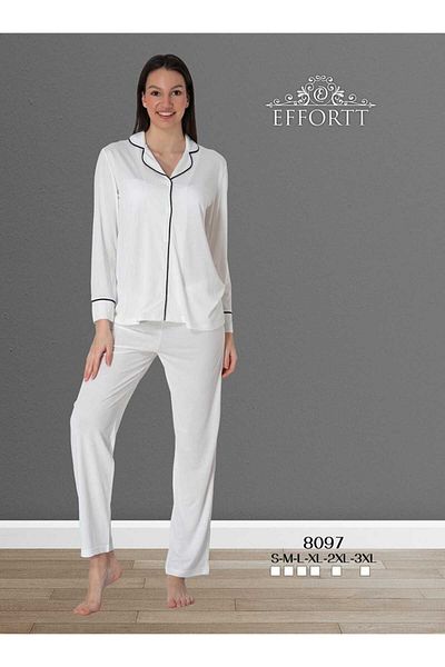 effort طقم بيجامة فاخر مكون من قطعتين للحوامل
