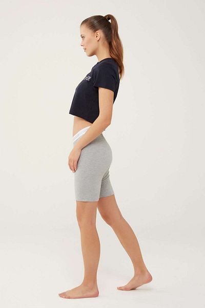 U.S. Polo Assn. Gray Melange Women's Short Tights