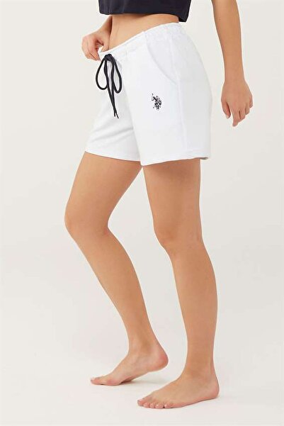 U.S. Polo Assn. U.s Polo Assn. 16604 Kadın Şort-beyaz