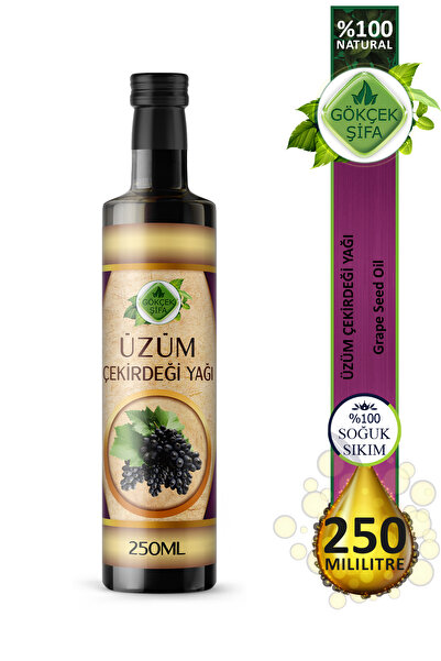 Gökçek Üzüm Çekirdeği Yağı (GRAPE SEED OİL) 250 Ml.