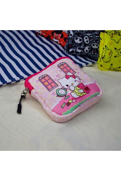 Köstebek Pink Mirror Hello Kitty - Teddy Friend Makeup Bag