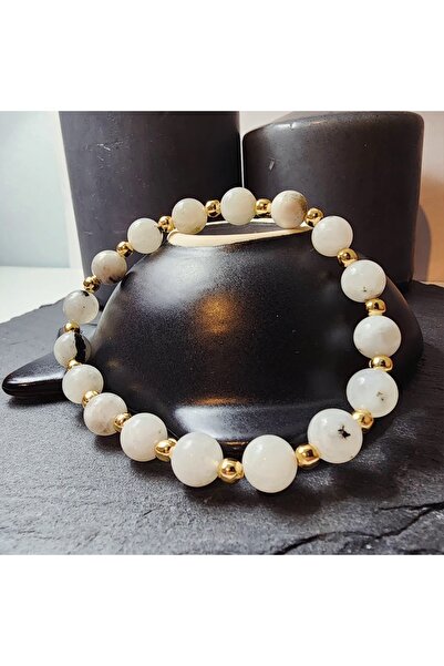 Şifa Köşesi Natural Stone Women's Bracelet - Moon Stone, Hormonal Balance and...