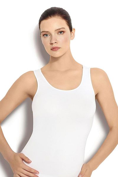 Jiber White Thick Strap Athlete Corset 4524