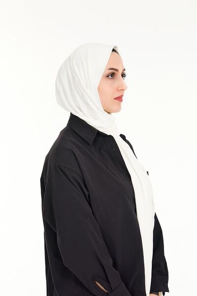 Sensu Χτενισμένο βαμβακερό σάλι Hijab