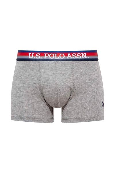 U.S. Polo Assn. Ανδρικό μπόξερ 2-συσκευασίας Navy μπλε-γκρι