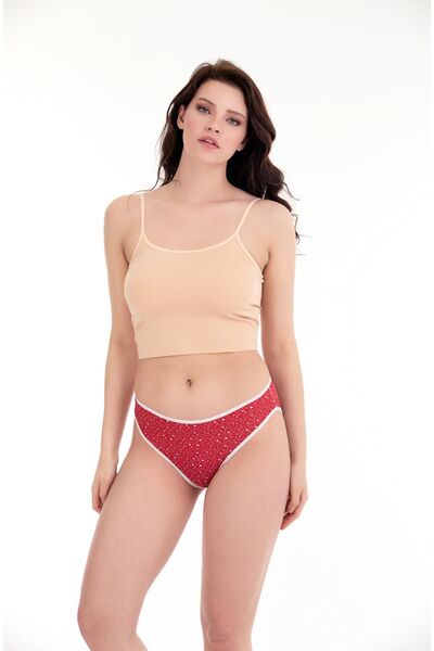 Sensu Kadın Günlük Pamuklu Slip Karışık Renkler 5'li Külot Set Kts1076-5