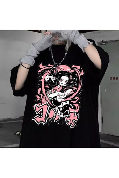 Köstebek Unisex μπλουζάκι Anime Demon Slayer: Nezuko