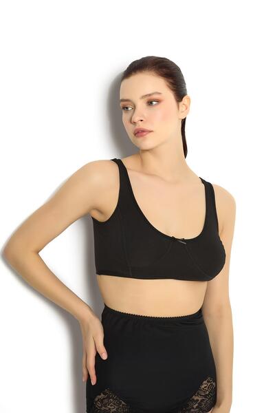 Jiber Γυναικείο Μαύρο Φαρδύ λουράκι Glory Bustier 650