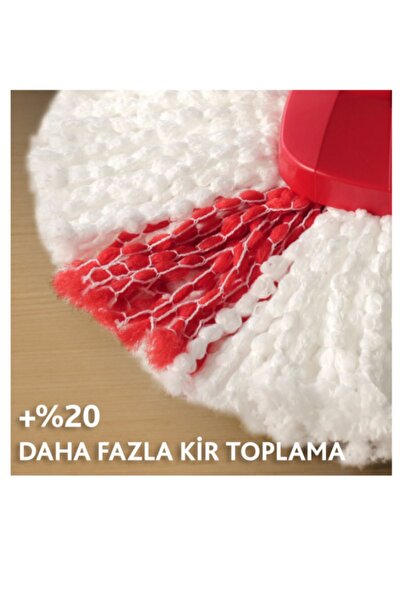 Vileda Turbo Microfiber 2in1 Üçgen Yedek Paspas - %20 Daha Fazla Kir Tutar