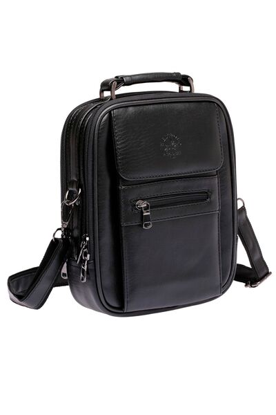 Westpolo West Polo Çelik Kasalı Erkek El Ve Omuz Askılı Çanta (Büyük Boy)