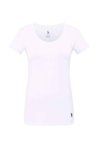 U.S. Polo Assn. Η.Π.Α. Polo Assn. Γυναικείο T-Shirt με βαθύ στρογγυλό λαιμό 66003