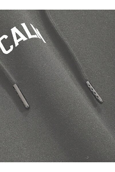 MOONBULL Unisex φούτερ με κουκούλα oversize - με στάμπα στην πλάτη